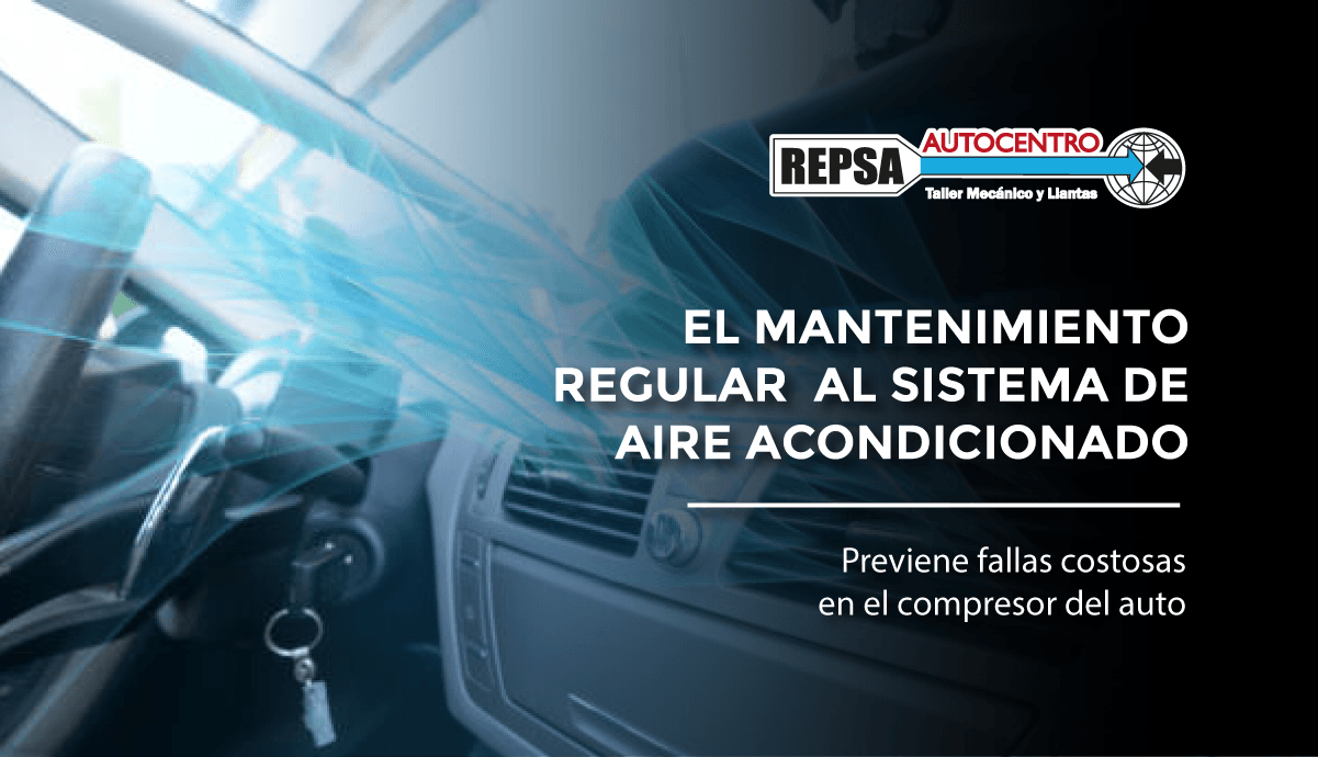 El Mantenimiento Regular al Sistema de Aire Acondicionado del Auto previene fallas en el costoso compresor