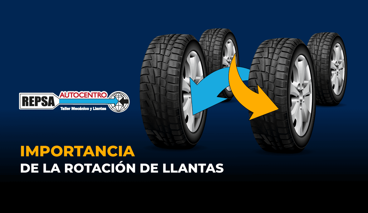 Importancia de la rotación de llantas