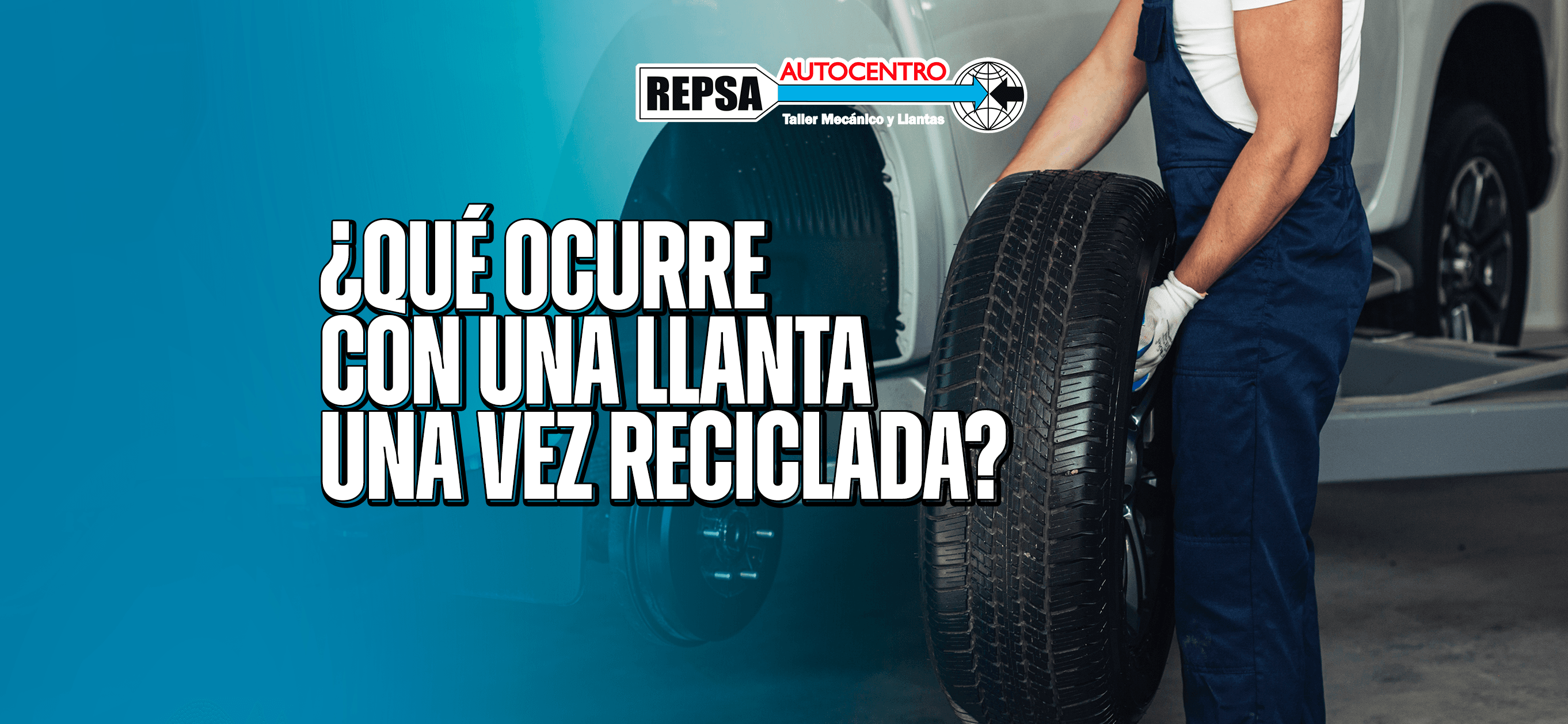 ¿Qué ocurre con una llanta una vez reciclada?