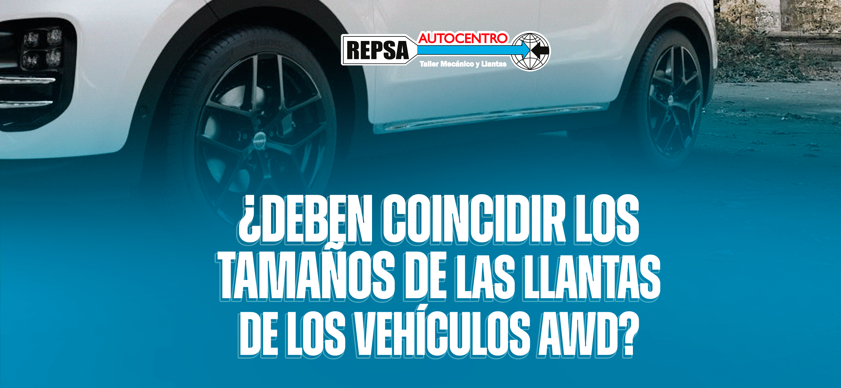 ¿Deben coincidir los tamaños de las llantas de los vehículos AWD?