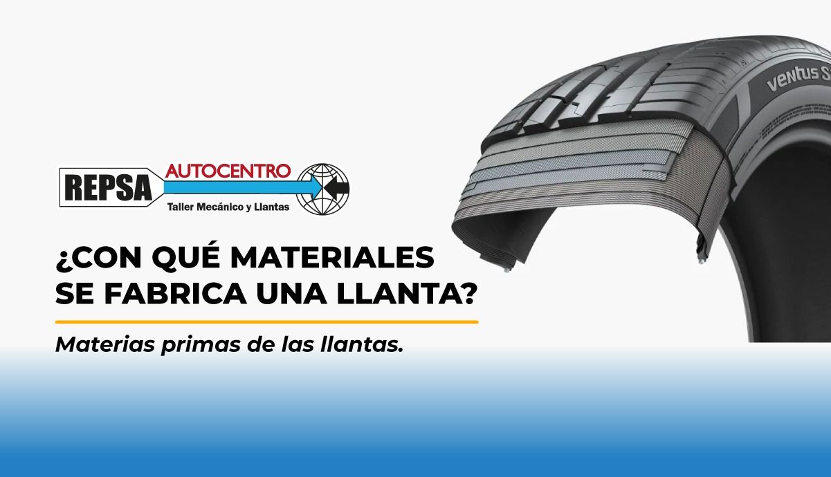 ¿Con qué materiales se fabrica una llanta? Materias primas de las llantas