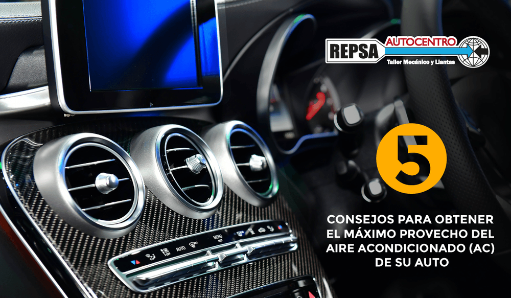 5 consejos para obtener el máximo provecho del aire acondicionado de su auto